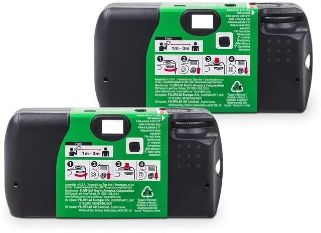 Alt view image 6 of 10 - Fujifilm QuickSnap Flash 400 35mm Disposable Camera, 27 Exposures, 2-Pack