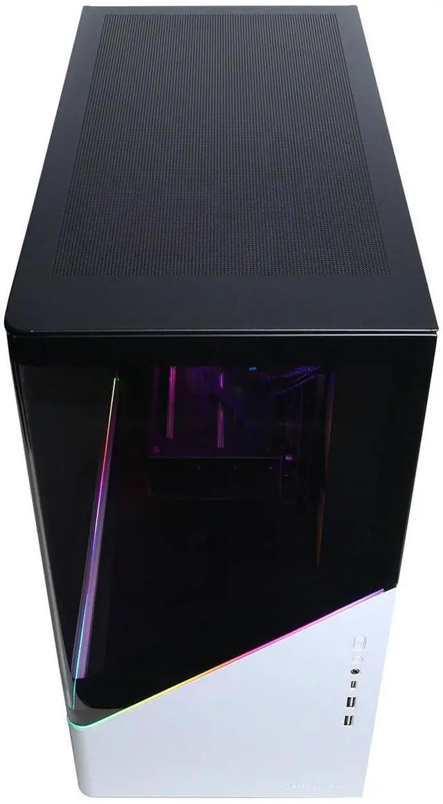 Alt view image 3 of 6 - CyberPowerPC Gamer Supreme Liquid Cooled Gaming Desktop Computer, Intel Core Ultra 9 285 2.5GHz, 32GB RAM, 2TB SSD, NVIDIA GeForce RTX 5070 Ti 16GB, Windows 11 Home, White