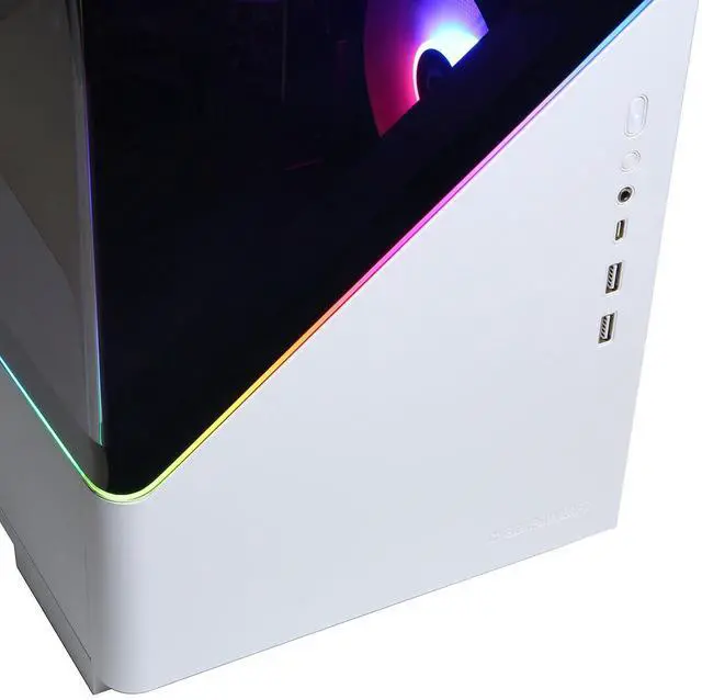 Alt view image 4 of 6 - CyberPowerPC Gamer Supreme Liquid Cooled Gaming Desktop Computer, Intel Core Ultra 9 285 2.5GHz, 32GB RAM, 2TB SSD, NVIDIA GeForce RTX 5070 Ti 16GB, Windows 11 Home, White
