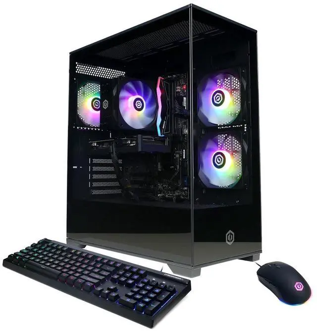 Alt view image 7 of 7 - CyberPowerPC Gamer Master Gaming Desktop Computer, AMD Ryzen 5 8400F 4.2GHz, 16GB RAM, 1TB SSD, NVIDIA GeForce RTX 5060 Ti 8GB, Windows 11 Home, Black