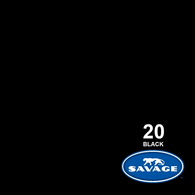 Alt view image 2 of 7 - Savage 107"x36' Widetone Seamless Background Paper - Black, Single