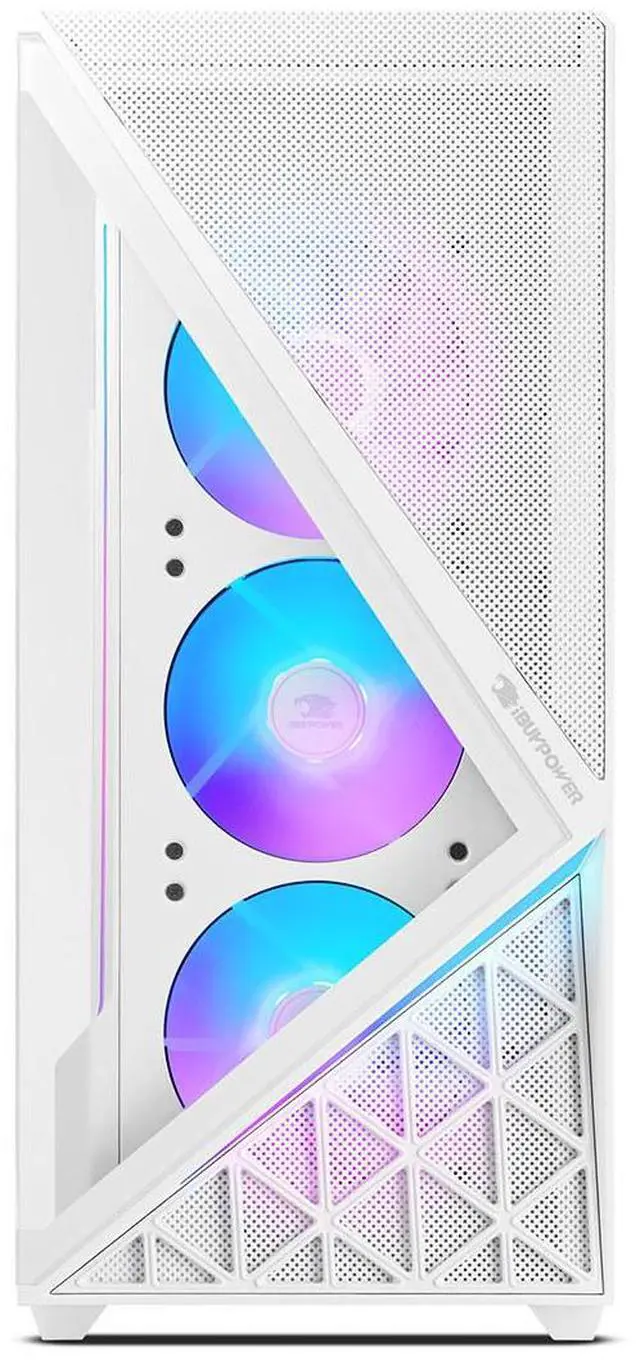 Alt view image 12 of 14 - iBUYPOWER Slate 9 White Gaming PC Desktop - Intel Core Ultra 9 285 - NVIDIA GeForce RTX 5060Ti 8GB - 64GB DDR5 RGB - 2TB NVMe SSD - SWI9N56T01