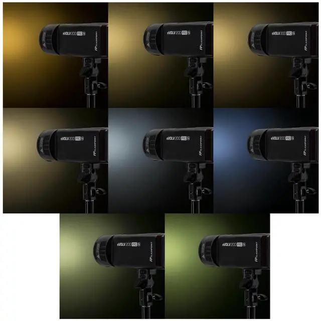 Alt view image 4 of 4 - Flashpoint Flashpoint Color Correction Gel Kit Compatible with Godox AD100Pro, AD200Pro, AD200 Round Heads and Flashpoint XPLOR 100 Pro, eVOLV 200, eVOLV 200Pro Round Heads
