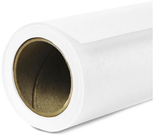 Main image of Savage 107"x36' Widetone Seamless Background Paper - Pure White, Single