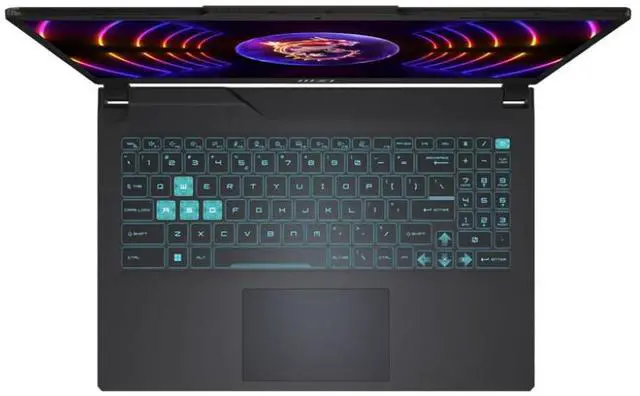 Alt view image 9 of 12 - MSI Cyborg 15 A12V Cyborg 15 A12VF-272US 15.6" Gaming Notebook - Full HD - Intel Core i7 12th Gen i7-12650H - 16 GB - 1 TB SSD - Translucent Black - Intel Chip - 1920 x 1080 - Windows 11 Home - N