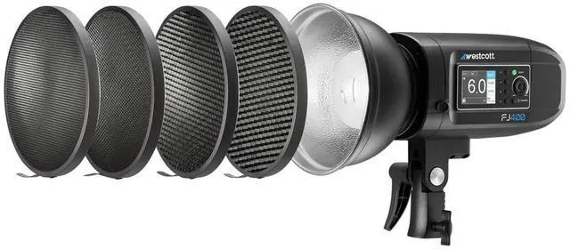 Alt view image 3 of 7 - Westcott 55-Degree Wide Umbrella Reflector with Honeycomb Grids, Bowens-Mount, Silver/Black