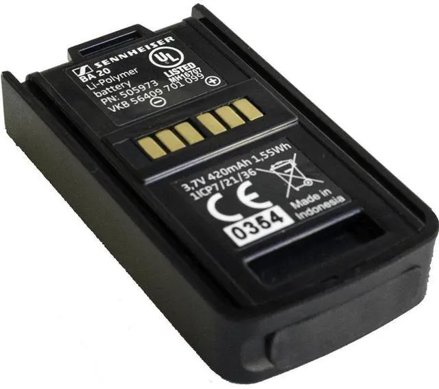 Main image of Sennheiser BA 20 Recharging Battery Pack for AVX EKP