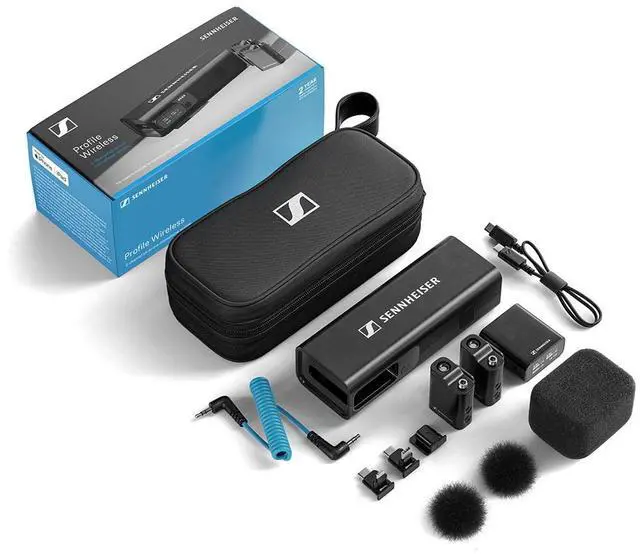 Alt view image 10 of 14 - Sennheiser Profile 2-Person Clip-On Wireless Audio System/Recorder for Camera & Smartphone (2.4 GHz)