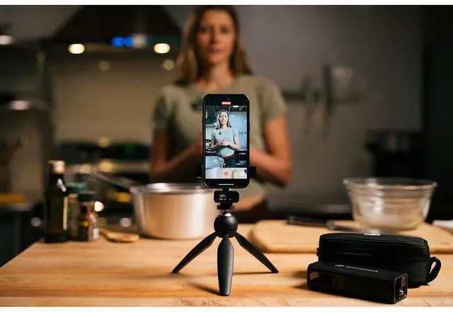 Alt view image 13 of 14 - Sennheiser Profile 2-Person Clip-On Wireless Audio System/Recorder for Camera & Smartphone (2.4 GHz)