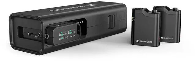 Alt view image 8 of 14 - Sennheiser Profile 2-Person Clip-On Wireless Audio System/Recorder for Camera & Smartphone (2.4 GHz)