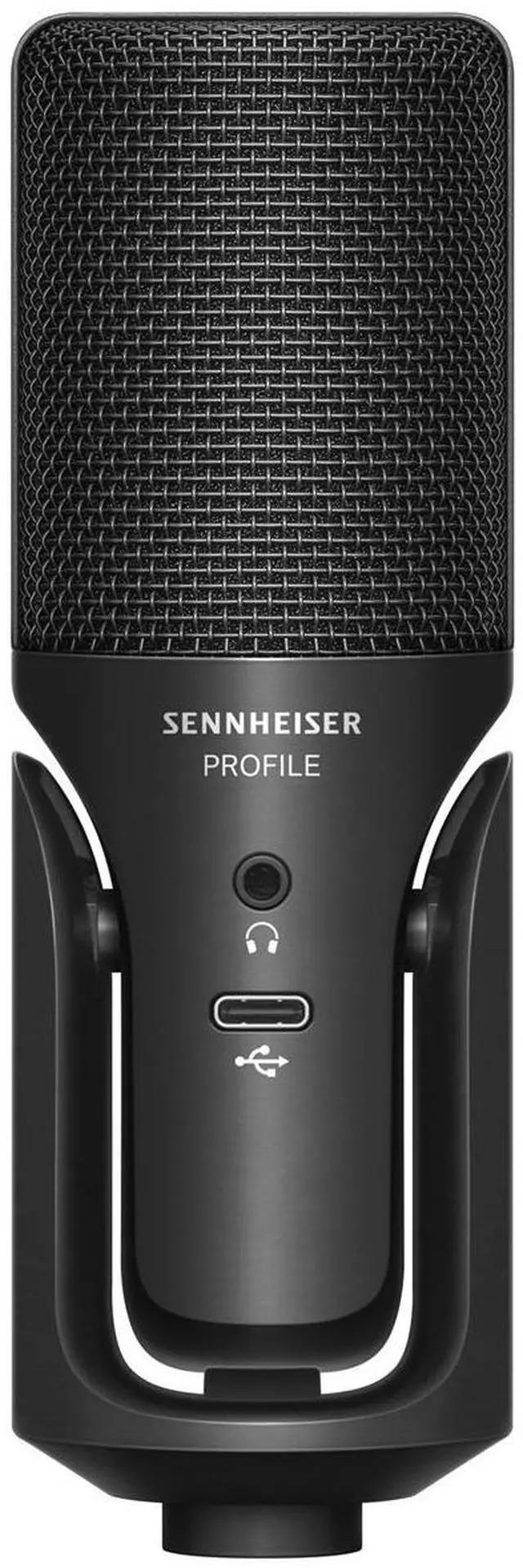 Alt view image 5 of 7 - Sennheiser Sennheiser Profile Cardioid Condenser USB-C Microphone Streaming Set Bundle with H&A Pop Filter with Gooseneck and Adjustable Knob (Clamp On), Turnstile Audio TAPH100 Closed-Back Headphones
