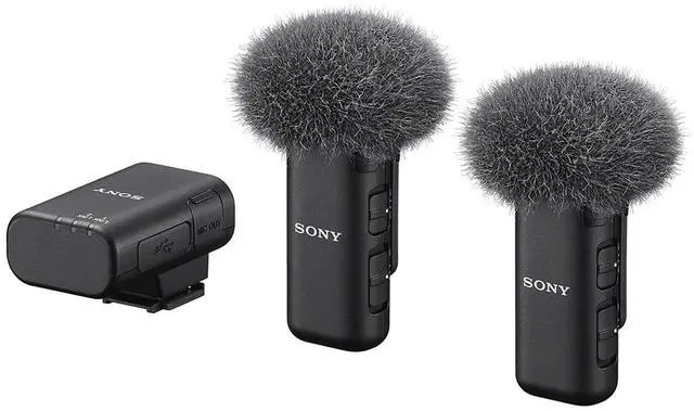 Alt view image 8 of 14 - Sony ECM-W3 2-Person Wireless Microphone System with Multi Interface Shoe