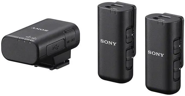 Alt view image 9 of 14 - Sony ECM-W3 2-Person Wireless Microphone System with Multi Interface Shoe