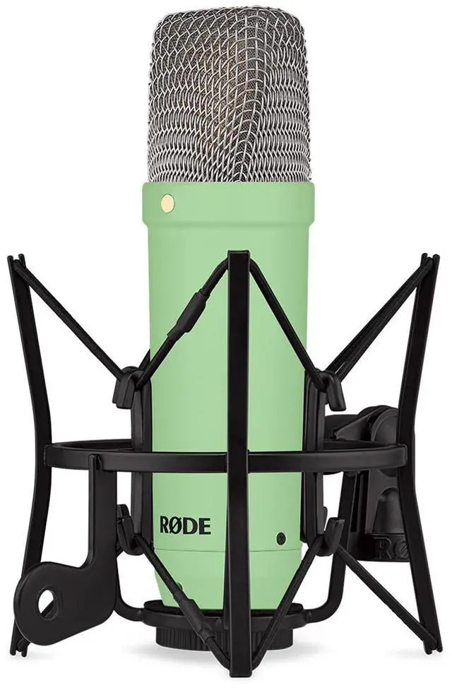 Alt view image 11 of 14 - RODE NT1 Signature Series Large-Diaphragm Condenser Microphone (Green)