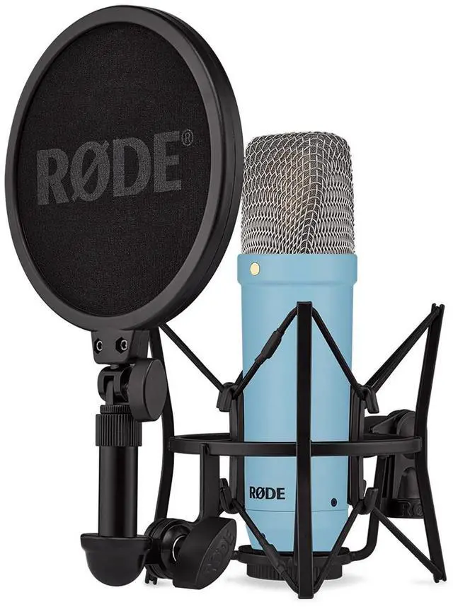 Alt view image 8 of 14 - RODE NT1 Signature Series Large-Diaphragm Condenser Microphone (Blue)