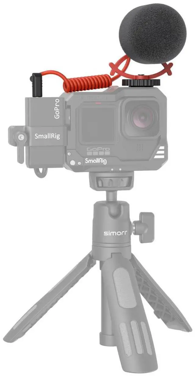 Alt view image 7 of 7 - SmallRig 3452 Simorr Wave S1 Lite Compact On-Camera Shotgun Microphone