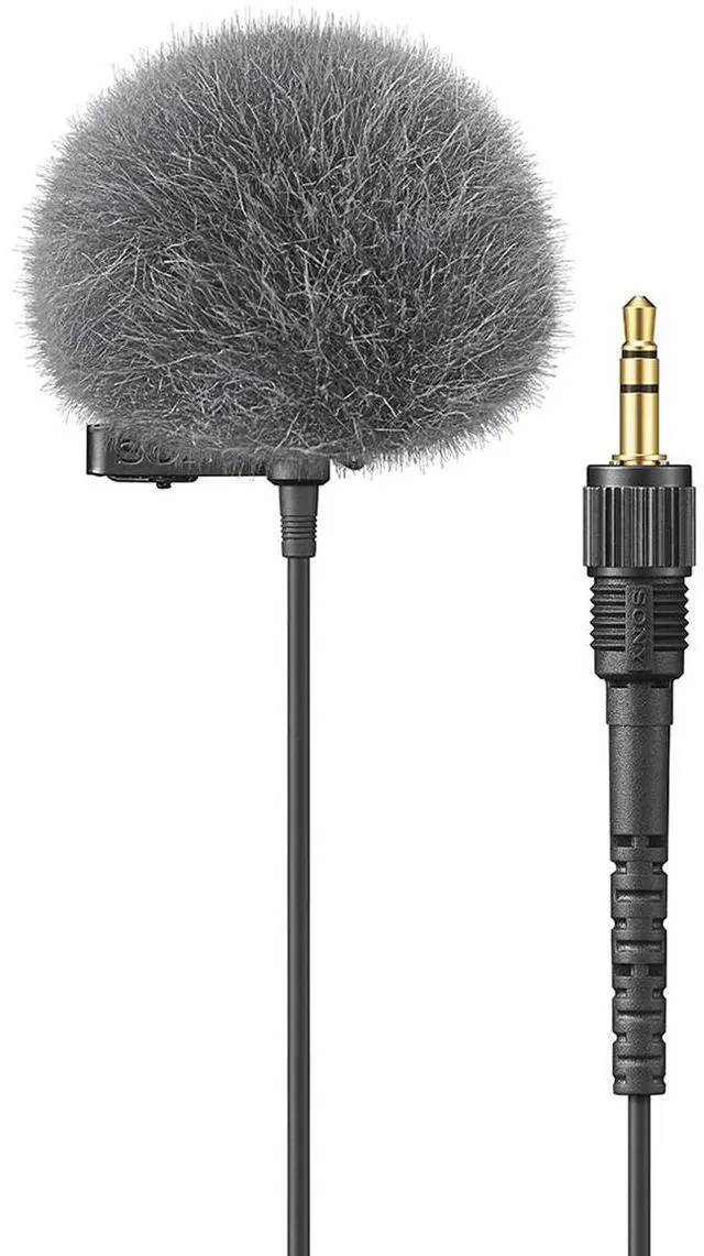 Alt view image 11 of 14 - Sony Pro-Quality Lavalier Microphone ECM-L1 with plug-in power