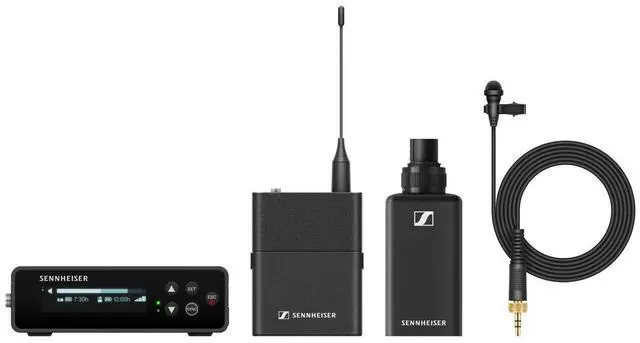 Alt view image 2 of 7 - Sennheiser EW-DP Digital Wireless Portable System with ME-2 Lavalier Microphone and SKP Plug-On Transmitter, R4-9: 552-607.8 MHz
