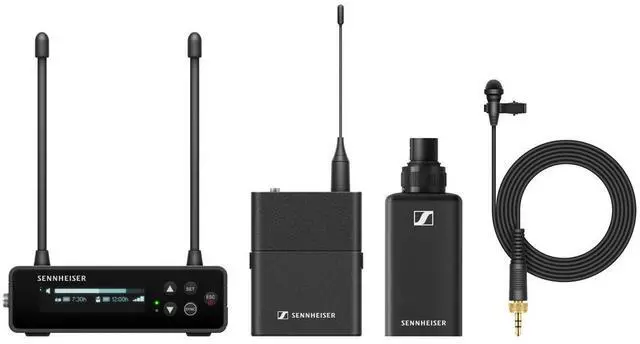 Main image of Sennheiser EW-DP Digital Wireless Portable System with ME-2 Lavalier Microphone and SKP Plug-On Transmitter, R4-9: 552-607.8 MHz