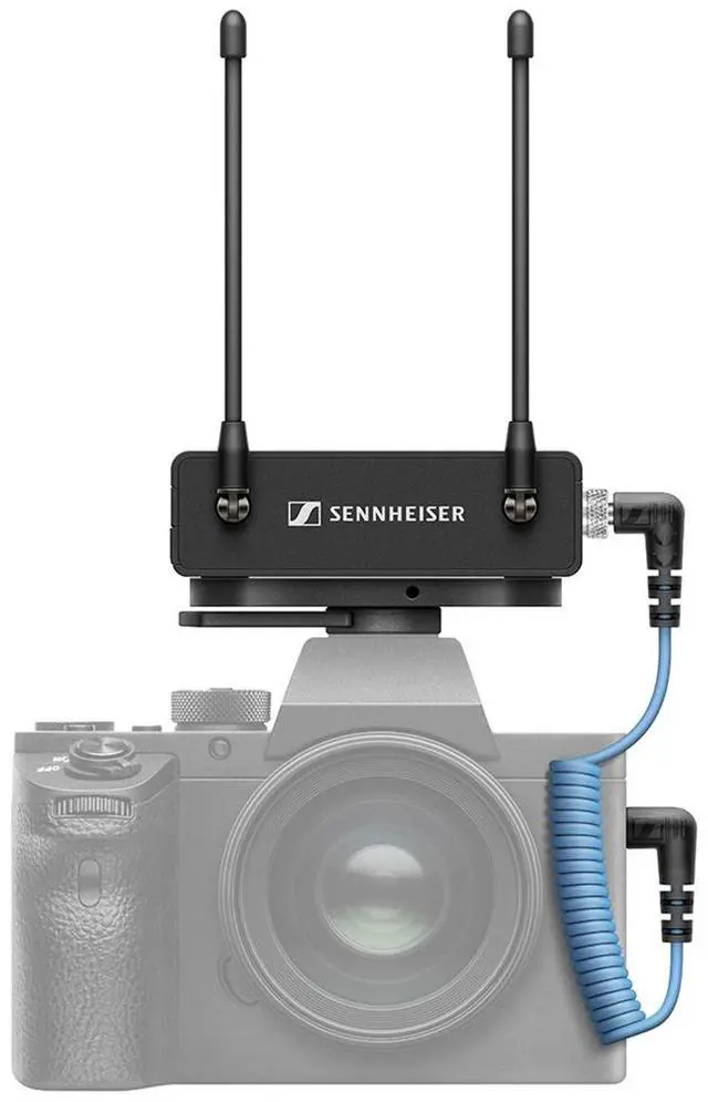 Alt view image 4 of 7 - Sennheiser EW-DP Digital Wireless Portable System with ME-2 Lavalier Microphone and SKP Plug-On Transmitter, R4-9: 552-607.8 MHz