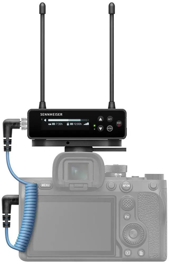 Alt view image 5 of 7 - Sennheiser EW-DP Digital Wireless Portable System with ME-2 Lavalier Microphone and SKP Plug-On Transmitter, R4-9: 552-607.8 MHz