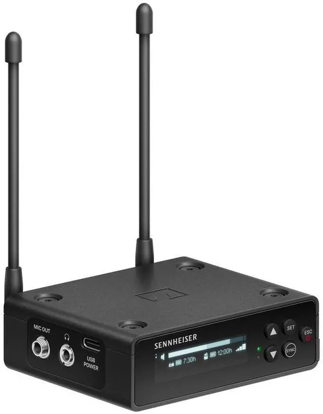 Alt view image 7 of 7 - Sennheiser EW-DP Digital Wireless Portable System with ME-2 Lavalier Microphone and SKP Plug-On Transmitter, R4-9: 552-607.8 MHz