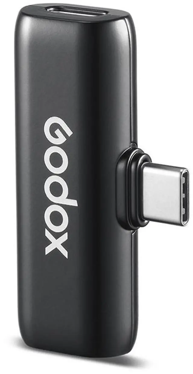 Alt view image 3 of 3 - Godox WES 1 Kit1 2.4GHz Lightning Wireless Microphone System for Apple iPhone