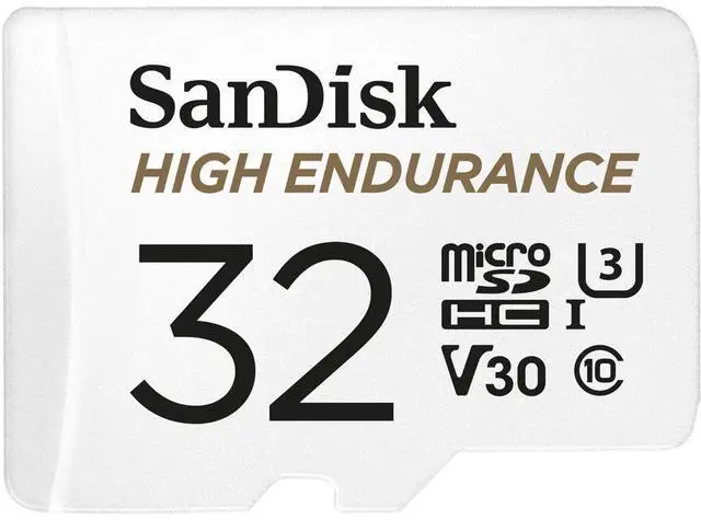 Main image of SanDisk High Endurance 32GB UHS-I microSDHC Memory Card with SD Adapter