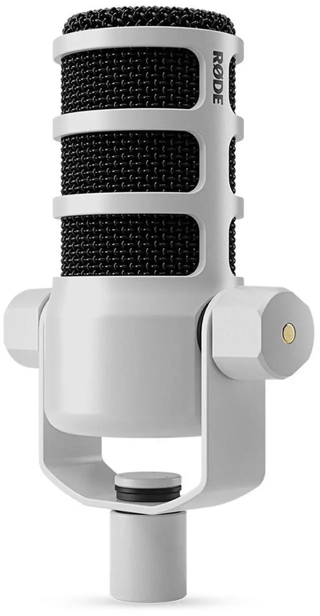 Alt view image 8 of 13 - RODE Microphone RODE  PodMic Dynamic Podcasting Microphone (White)