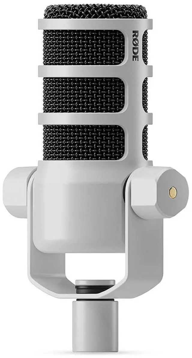 Alt view image 7 of 13 - RODE Microphone RODE  PodMic Dynamic Podcasting Microphone (White)