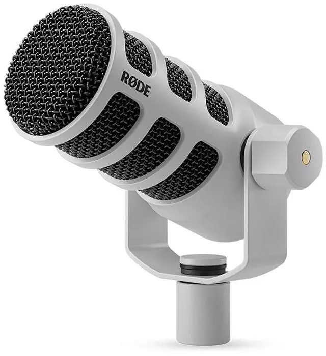 Alt view image 9 of 13 - RODE Microphone RODE  PodMic Dynamic Podcasting Microphone (White)