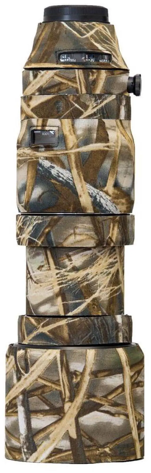 Main image of LensCoat Telephoto Cover for Fuji 100-400 f/4.5-5.6 R LM OIS WR Lens, Realtree Max4