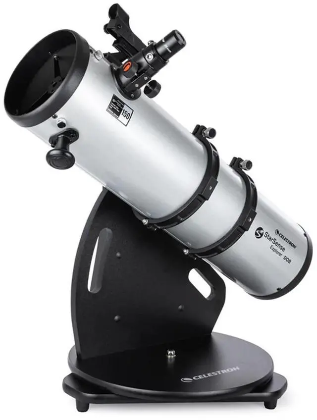 Alt view image 7 of 13 - Celestron Starsense Explorer 150mm Tabletop Dobsonian Telescope