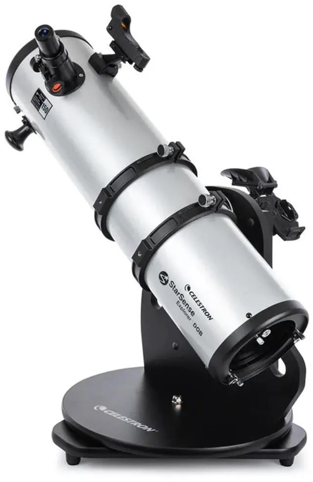 Alt view image 10 of 13 - Celestron Starsense Explorer 150mm Tabletop Dobsonian Telescope