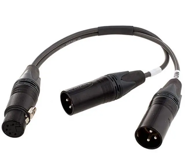 Main image of Sennheiser ACS5 5-pin XLR Female to Dual XLR Male Y Cable for MKH418S and MKE44P Microphones