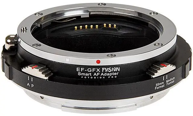 Main image of Fotodiox Pro Fusion Smart AF Adapter for Canon EOS (EF / EF-S) D/SLR Lens to Fujifilm G-Mount GFX Mirrorless Digital Camera Systems with Full Automated Functions