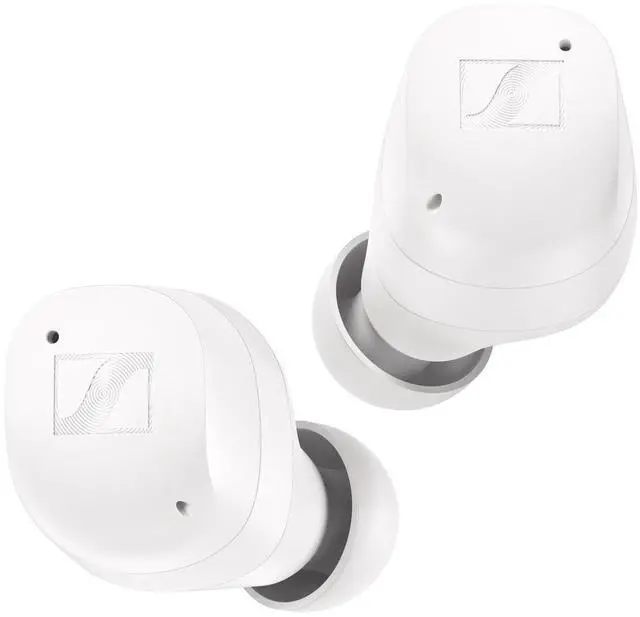 Alt view image 5 of 11 - Sennheiser White MOMENTUM True Wireless 3 Canal True Wireless Stereo Earphones