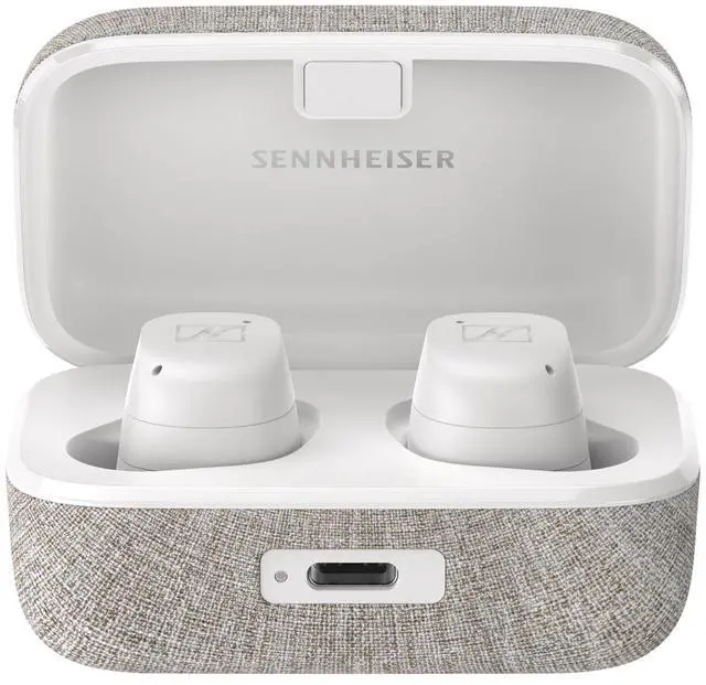 Alt view image 10 of 11 - Sennheiser White MOMENTUM True Wireless 3 Canal True Wireless Stereo Earphones