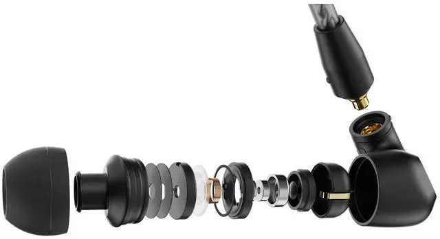 Alt view image 13 of 14 - Sennheiser Consumer Audio IE 200 In-Ear Audiophile Headphones - TrueResponse Transducers for Neutral Sound, Impactful Bass, Detachable Braided Cable with Flexible Ear Hooks - Black