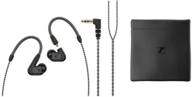 Alt view image 12 of 14 - Sennheiser Consumer Audio IE 200 In-Ear Audiophile Headphones - TrueResponse Transducers for Neutral Sound, Impactful Bass, Detachable Braided Cable with Flexible Ear Hooks - Black