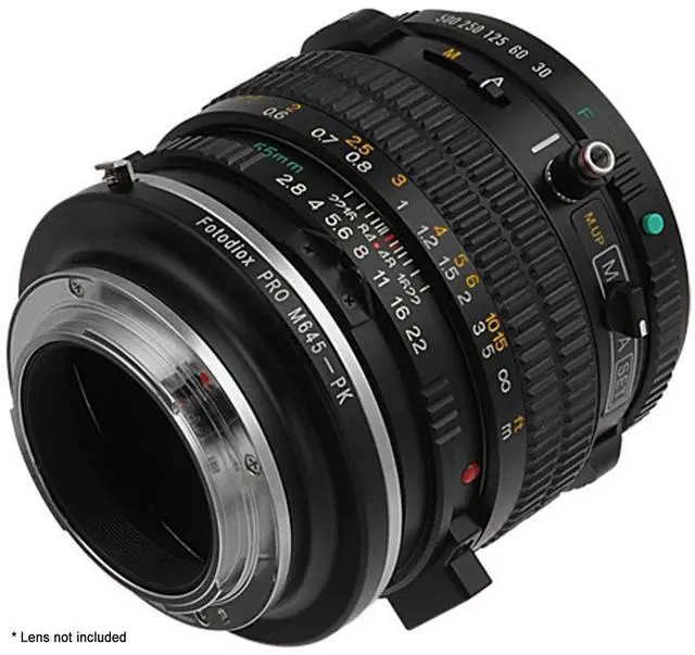 Alt view image 4 of 5 - Fotodiox Mount Adapter for Mamiya 645 Lens to Pentax K Mount Camera