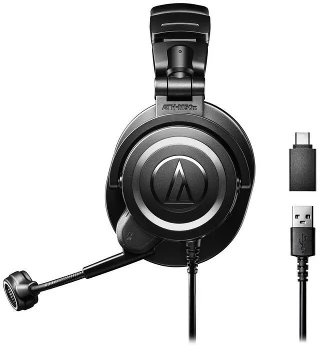 Alt view image 10 of 11 - Audio-Technica ATH-M50xSTS-USB StreamSet Streaming Headset