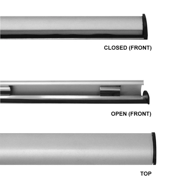 Alt view image 5 of 7 - Savage 107" Leader Bar with Super White Paper Backdrop
