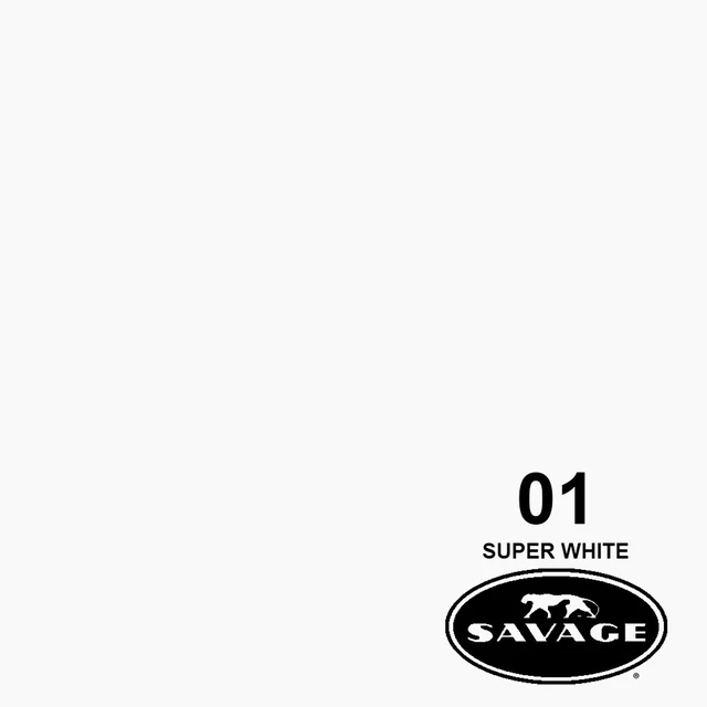 Alt view image 6 of 7 - Savage 107" Leader Bar with Super White Paper Backdrop