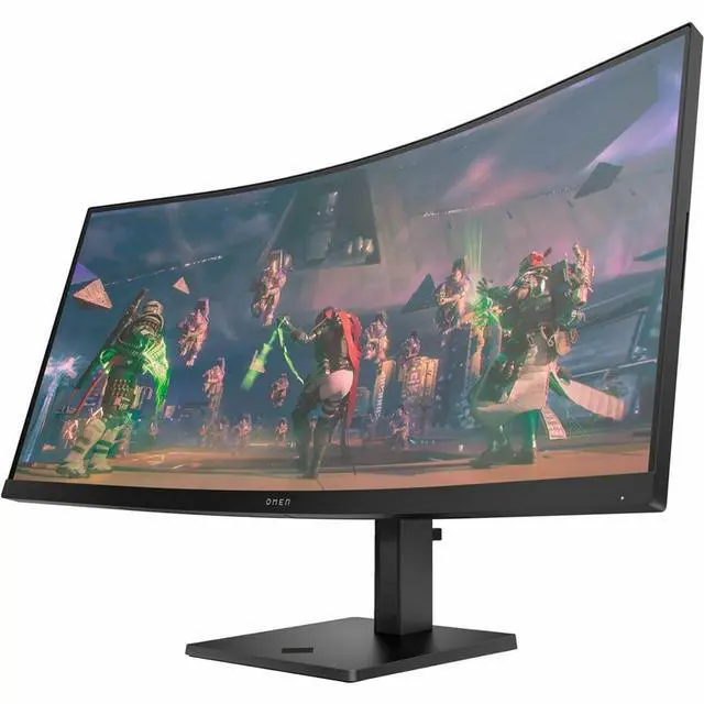 Alt view image 17 of 20 - OMEN by HP 34 inch WQHD 165Hz Curved Gaming Monitor - OMEN 34c 34" WQHD (3440 x