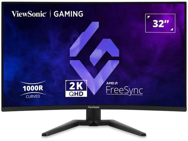 Alt view image 14 of 20 - ViewSonic VX3228C-2K 32 Inch 1440p Curved Gaming Monitor with 1ms, 180Hz, FreeSync, Eye Care, HDMI, and DisplayPort Inputs