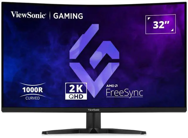 Alt view image 15 of 20 - ViewSonic VX3228C-2K 32 Inch 1440p Curved Gaming Monitor with 1ms, 180Hz, FreeSync, Eye Care, HDMI, and DisplayPort Inputs