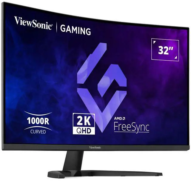 Alt view image 16 of 20 - ViewSonic VX3228C-2K 32 Inch 1440p Curved Gaming Monitor with 1ms, 180Hz, FreeSync, Eye Care, HDMI, and DisplayPort Inputs