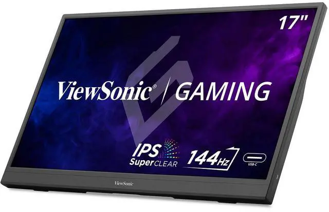 Alt view image 17 of 20 - ViewSonic VX1754 17 Inch 1080p IPS Portable Gaming Monitor with 144Hz, AMD FreeSync,2 Way Powered 60W USB C, Mini HDMI, and Built-in Stand with Protective Cover