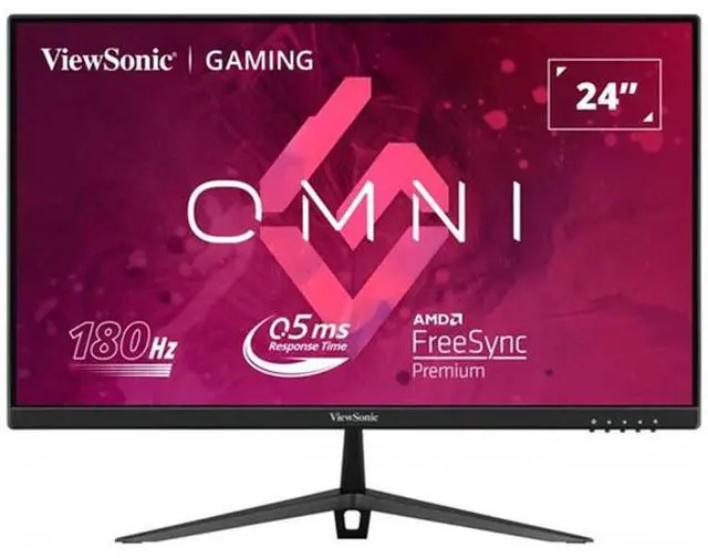 Alt view image 17 of 20 - ViewSonic VX2428A 24 Inch 1080p 0.5ms 180Hz IPS Gaming Monitor with FreeSync, HDMI 1.4, and DisplayPort Inputs